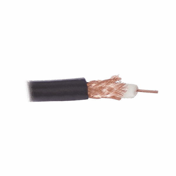 ( Precio por metro ) Cable RG59, conductor central de alambre de cobre calibre 20, blindado de malla trenzada de cobre 80%, aislante de polietileno sólido. Hasta agotar existencias