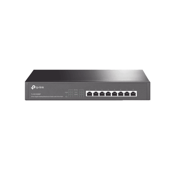 Switch Gigabit PoE+ no administrable de 8 puertos 10/100/1000 Mbps, para escritorio