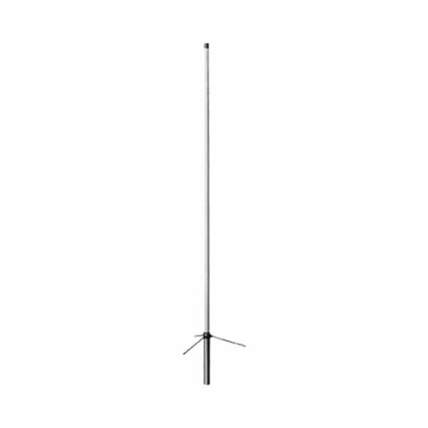 Antena base UHF, fibra de vidrio ajustable, rango de frecuencia 400 - 470 MHz