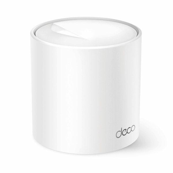 Routers Inalámbrico MESH Interior para Hogar / Doble Banda Wi-Fi 6 AX1500 Mbps / 2 Puerto Gigabit WAN/LAN / 2 Antenas Internas / Administración Mediante la App Deco (iOS, Android) / Protección HomeShield