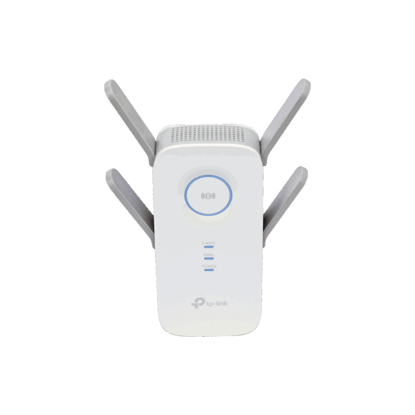 Repetidor / Extensor de Cobertura WiFi AC, 2600 Mbps, doble banda 2.4 GHz y 5 GHz, con 1 puerto 10/100/1000 Mbps, 4 antenas externas