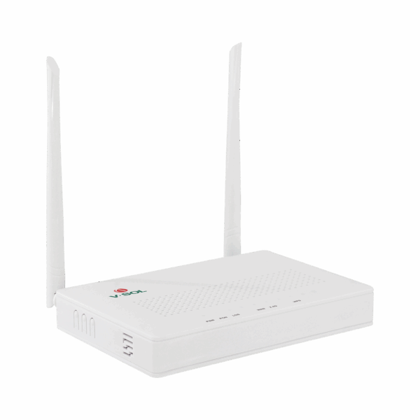 ONU Dual G/EPON con Wi-Fi en 2.4 GHz + 4 puertos LAN Gigabit, hasta 300 Mbps vía inalámbrico