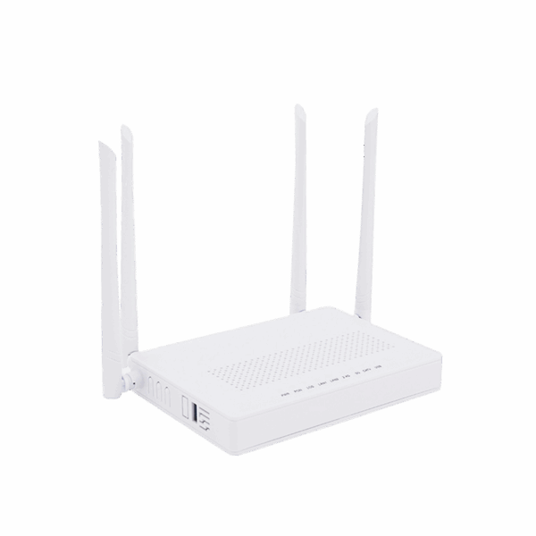 ONU Dual GPON/EPON / Wi-Fi Doble Banda 2.4 y 5 GHz / Soporta MESH / 2 Puertos Gigabit / 1 Puerto PON SC/APC / 1 puerto CATV / Hasta 1200 Mbps vía Wi-Fi