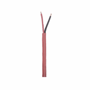 Bobina de 305 metros de alambre 2 x 16 AWG, tipo FPLR, de color rojo, para aplicaciones en sistemas de detección de incendio y Sistemas de Evacuación.