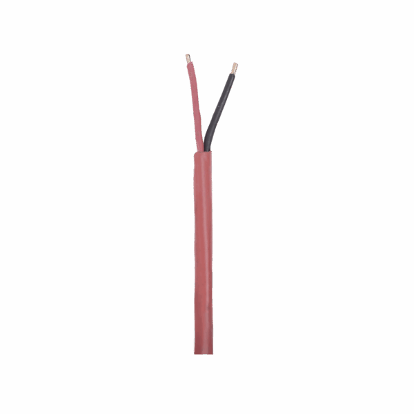 Bobina de 305 metros de alambre 2 x 16 AWG, tipo FPLR, de color rojo, para aplicaciones en sistemas de detección de incendio y Sistemas de Evacuación.