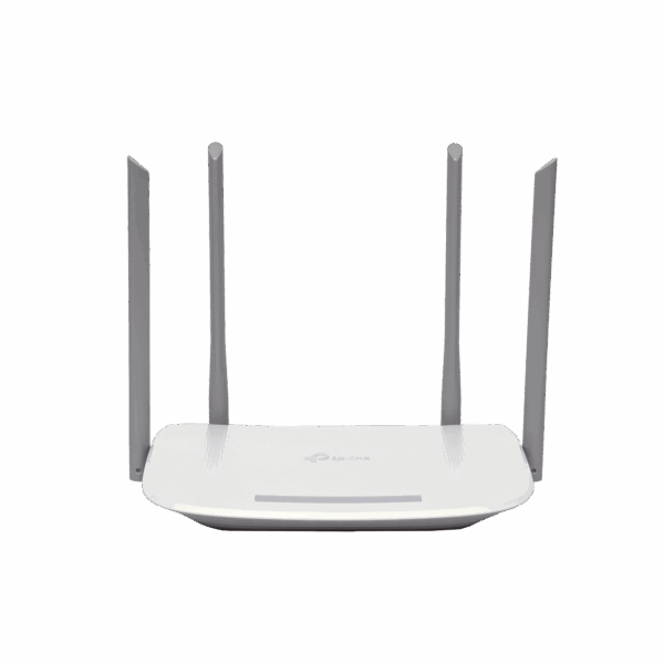 Router Inalámbrico ISP doble banda AC, 2.4 GHz y 5 GHz Hasta 1167 Mbps, 4 antenas externas omnidireccional, 3 Puertos LAN 10/100/1000 Mbps, 1 Puerto WAN 10/100/1000 Mbps