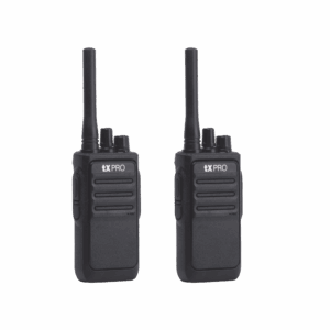 Par de radios analógicos, listos para utilizarse, operan en UHF 400-470 MHz de 2 watts de potencia. ¡PRECONFIGURADOS!