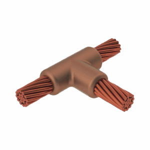Molde para Soldadura Exotérmica tipo T para cable 2/0 AWG – 2/0 AWG.