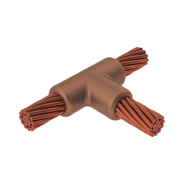 Molde para Soldadura Exotérmica tipo T para cable 2/0 AWG - 2/0 AWG.