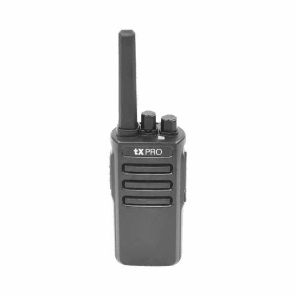 Radio Portátil VHF, 5W de Potencia, Scrambler de Voz, Alta Cobertura, 136-174 MHz, 16 canales preconfigurados