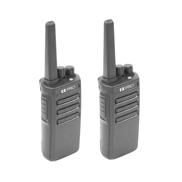Duo de Radios Portatiles UHF, 5W de Potencia, Scrambler de Voz, Alta Cobertura, 400-470 MHZ