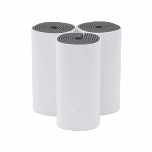 Kit de Router inalámbrico mesh Deco E4 para Hogar / Doble banda AC 1200  / 2 puertos 10/100 Mbps / Compatible con amazon alexa.