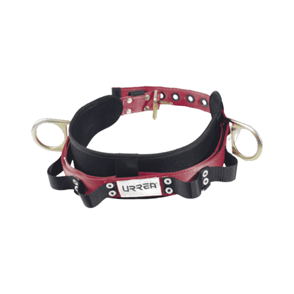 Cinturón para liniero, talla 36, con bandas para porta herramientas y dos anillos tipo D.