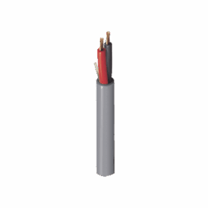 Bobina de 305 metros de cable / 2 x 16 AWG / Color Gris / Para aplicaciones multi propósito, seguridad, control de acceso, audio.