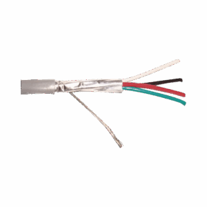 Cable 4 x 16 AWG / Blindado / 305 Metros / Riser / UL / Color Gris / Hecho en México