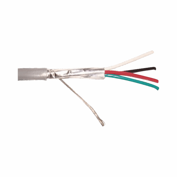 Cable 4 x 16 AWG / Blindado / 305 Metros / Riser / UL / Color Gris / Hecho en México