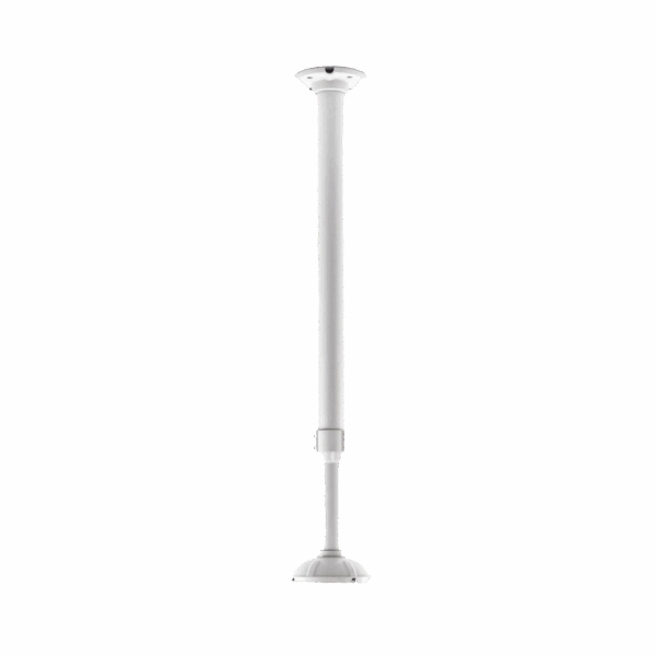 Soporte Telescópico Universal para Cámaras Domo y Bala / Color Blanco / 0.60 mts a 1.2 mts de Distancia (Ajustable)