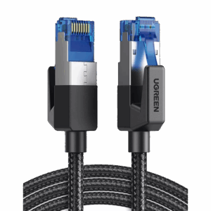 Cable Ethernet Cat8 CLASS???F/FTP Redondo con Malla de Nylon...