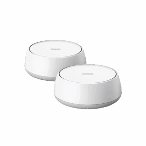 KIT 2 Routers Inalámbrico MESH Interior para Hogar / Doble Banda Wi-Fi 7 BE3600 Mbps / 2 Puerto 2.5 Gigabit WAN/LAN / 4 Antenas Internas / Operación Multi-Link MLO / Administración Mediante la App Deco (iOS, Android) / HomeShield