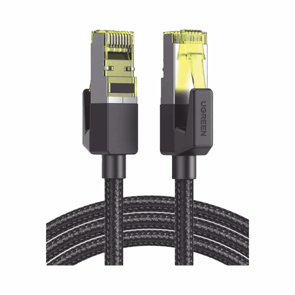 Cable Ethernet Cat7 CLASS???F/FTP Redondo con Malla de Nylon 3 Metros
