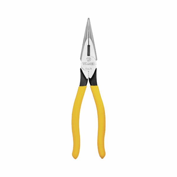 Pinza de  Punta Cónica con Corte para Trabajo Pesado de 8 Pulgadas.