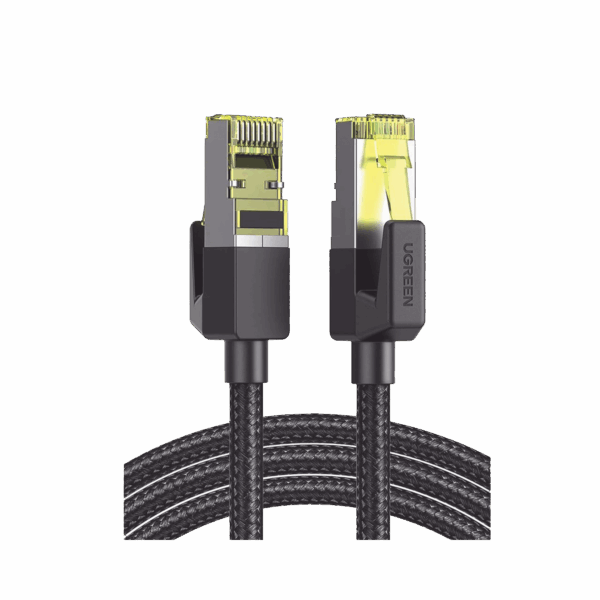 Cable Ethernet Cat7 CLASS???F/FTP Redondo con Malla de Nylon 5 Metros