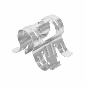 Sujetador de presión para cable coaxial de 1/2″. Paquete de 10 piezas