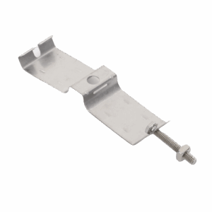 Sujetador de doble click para cable coaxial de 1 1/4″  paquete de 10 piezas.