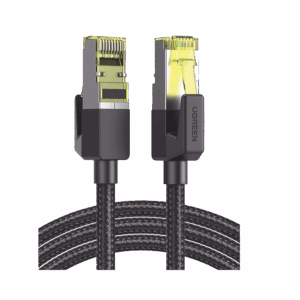 Cable Ethernet Cat7 CLASS???F/FTP Redondo con Malla de Nylon 1 Metro