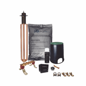 Kit de Tierra Física con Electrodo Magnetoactivo de 45 AMP Y Supresor de Picos SOHO