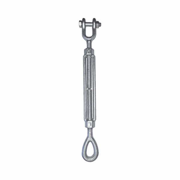 Tensor de 3/8" x 6" Acero Forjado OJO-QUIJADA, Galv. Inmersión en Caliente (Carga Max. 1200 lbs).