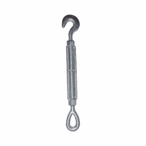 Tensor de 1/2″ x 6″ Acero Forjado OJO-GANCHO Galv. Inmersión en Caliente (Carga Max. 1500 Lbs).
