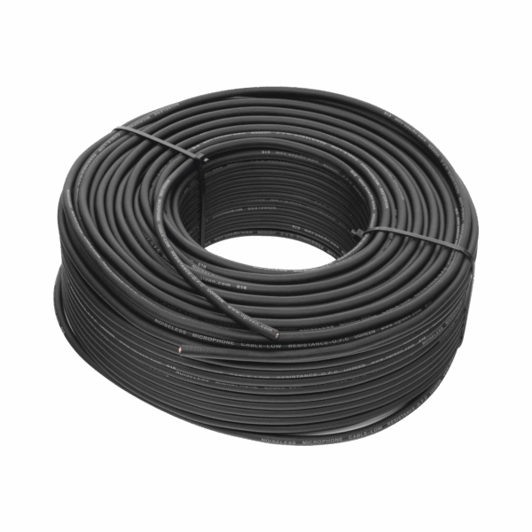 Cable para Micrófono de 100 Metros | Compatible con Conectores XLR,  6.5 mm, 3.5 mm y RCA | PVC | Marcado por Metro | Alta Fidelidad | Núcleo de Cobre Puro.
