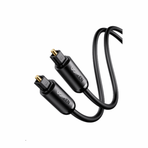 Cable Óptico Toslink (S/PDIF) de Alta Calidad para Audio Digital / 3 Metros / Tapa de Proteccion / Dolby 7.1 Canales / Diseño Durable / Plug & Play / Color Negro