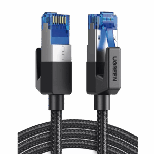 Cable Ethernet Cat8 CLASS???F/FTP Redondo con Malla de Nylon...
