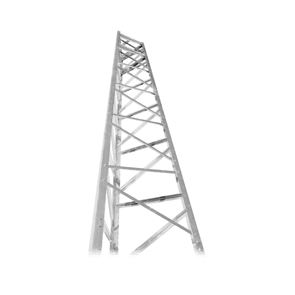 Torre Autosoportada de 64 ft (19.5m) Titan T200 Galvanizada (incluye anclaje).