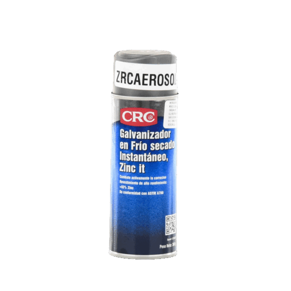 Compuesto Zinc en Aerosol  para Retoque de Piezas Galvanizadas por Inmersión en Caliente (386 gr.).