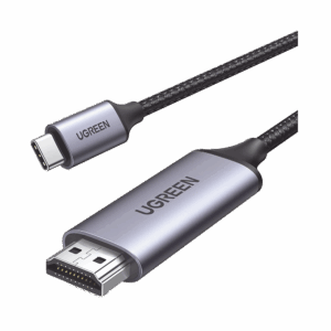 Cable USB-C 3.1 a HDMI 4K | 1.5m | Compatible con Thunderbolt 3 & 4 | Adaptador Tipo-C a HDMI | 4k@60Hz | Soporta Modo Espejo y Modo Extendido | Carcasa de Aluminio | Nylon Trenzado | Conector Niquelado | Blindaje Multicapa.