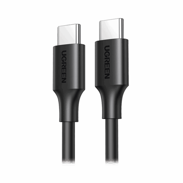 Cable USB-C a USB-C | 1 Metro | Carga Rápida de hasta 60W | Transferencia de datos de 480 Mbps | PD3.0 | QC 4.0/3.0/2.0 | FPC | AFC | Duradero y Flexible| Caja ABS | Cubierta de TPE | Color Negro.