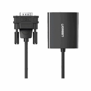 Entrada: VGA Macho / Salida: HDMI Hembra / Resolución de 1080P@60Hz / Puerto Estéreo de 3.5 mm / Plug and Play, Sin Controlador / Longitud del Cable 15 cm. / Incluye Cable de Alimentacion USB / Incluye Cable de Audio de 3.5mm.