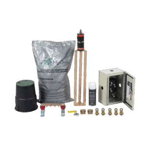 Kit de Tierra Física Con Electrodo Magnetoactivo Capacidad Max: 400 AMP