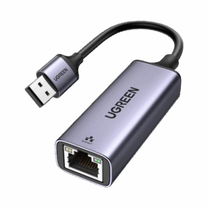 Adaptador de Red USB-A 3.0 a RJ45 /Admite 10/100/1000 Mbps / Caja de Aluminio / Longitud del cable 10 cm