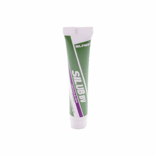 Lubricante de silicón dieléctrico de baja viscosidad, soporte de -10 hasta 80ºC, no daña plásticos, tubo 28grs