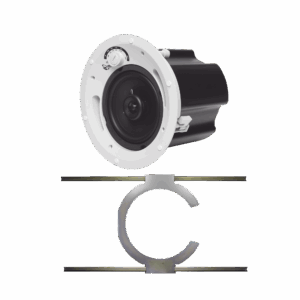 KIT de Bocina de Techo TruAudio de 6.5in CL70V6UL con Soporte de Acero Rígido para Techos Suspendidos