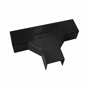 Sección en “T” Color Negro de PVC Auto Extinguible, Para Canaleta TMK-1720-N-CC (5240-02003)