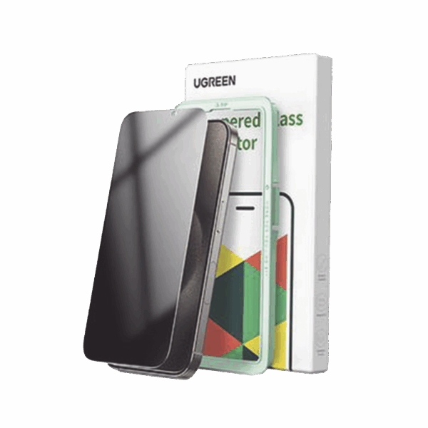 Protector de pantalla UGREEN HD con marco de instalación para iPhone 16 Pro Max (paquete de 1)