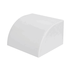 Tapa Final en Color Blanco de PVC Auto Extinguible, Para Can...