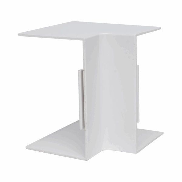 Esquinero Interior Color Blanco de PVC Auto Axtinguible, Para Canaleta TMK-4577 (5520-02001)