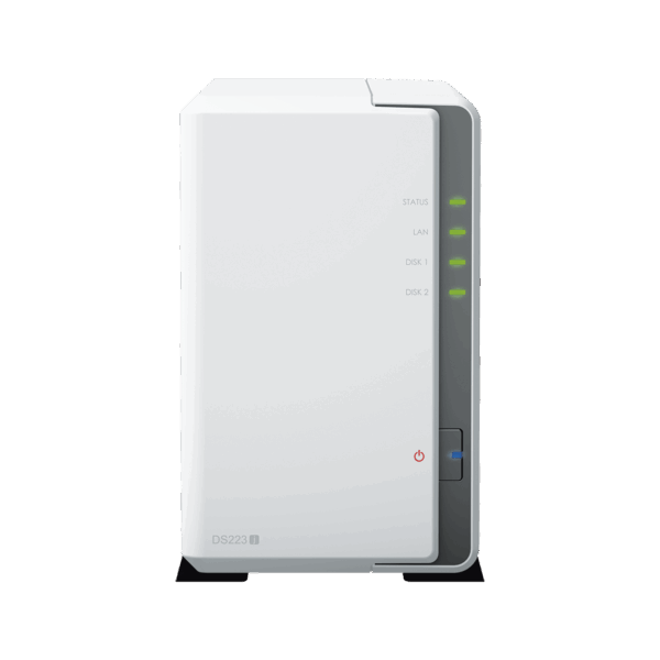 Servidor NAS de 2 Bahías / Hasta 32 TB / Servicio Nube Gratis (P2P) / Administración Remota y Respaldo Programado