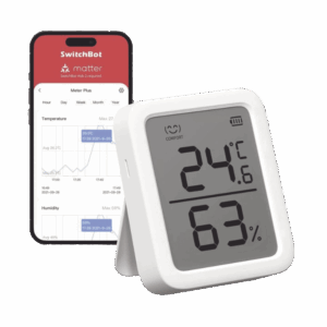 Medidor de temperatura y humedad Datos en pantalla / inalámbrico BLUETOOTH compatible con HUB SwitchBot